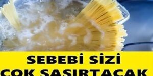 Makarna suyunu neden lavaboya dökmemelisiniz? Sebebi ise sizi çok ş’a şırtacak.
