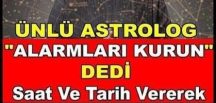 Ünlü astrolog Dinçer Güner’den o’lay y’aratan açıklama.Türkiye’de olacakları bir bir anlattı…